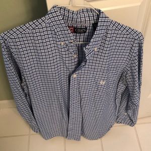Chaps Blue button up Dress Shirt